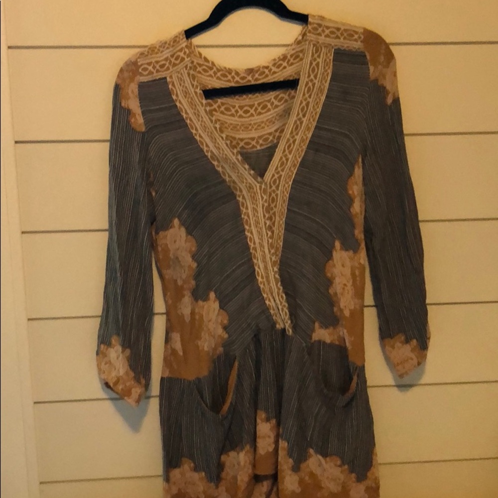 FREE PEOPLE quarte length long slouchy top